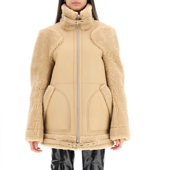 NWT Dion Lee Reversible Shearling Coat - Picture 3 of 10